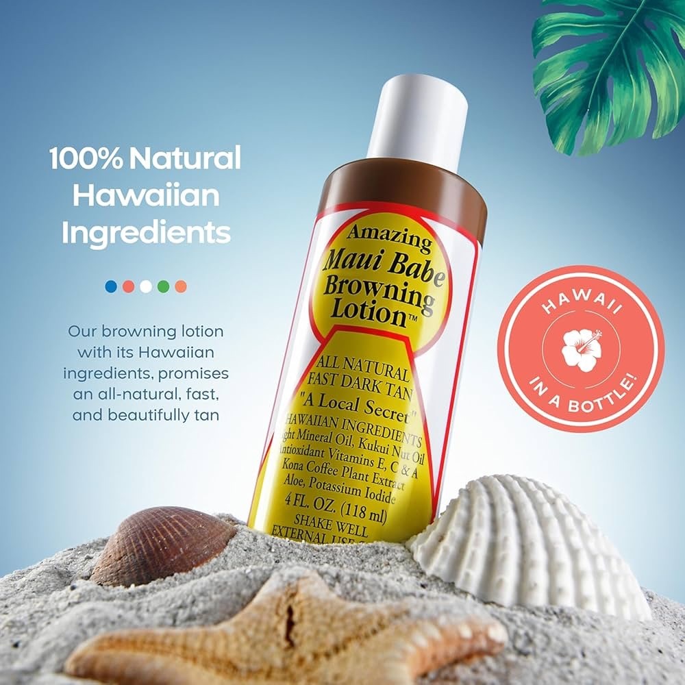 MAUI BABE Browning Lotion 4 oz, NEW - Picture 3 of 9